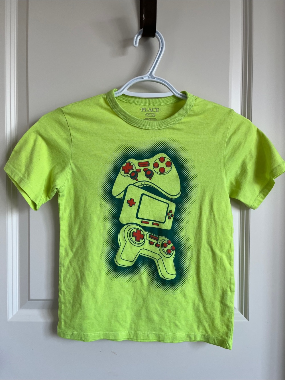 The Children's Place Neon Green Gamer Graphic Tee